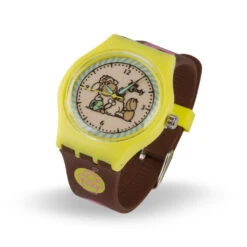 Nici 14110 Armbanduhr Jolly Mäh Schaf Jolly Candy Gelb-braun In Geschenkdose