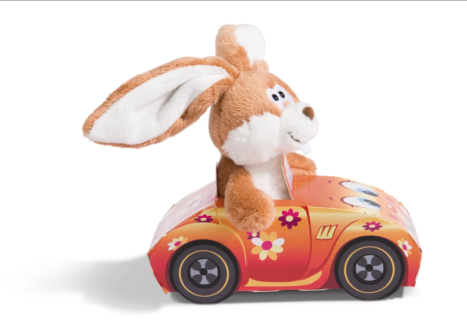 Nici 45001 Nici On Board Mit Geschenkverpackung Hase Auto 15cm Plüsch – Bild 2