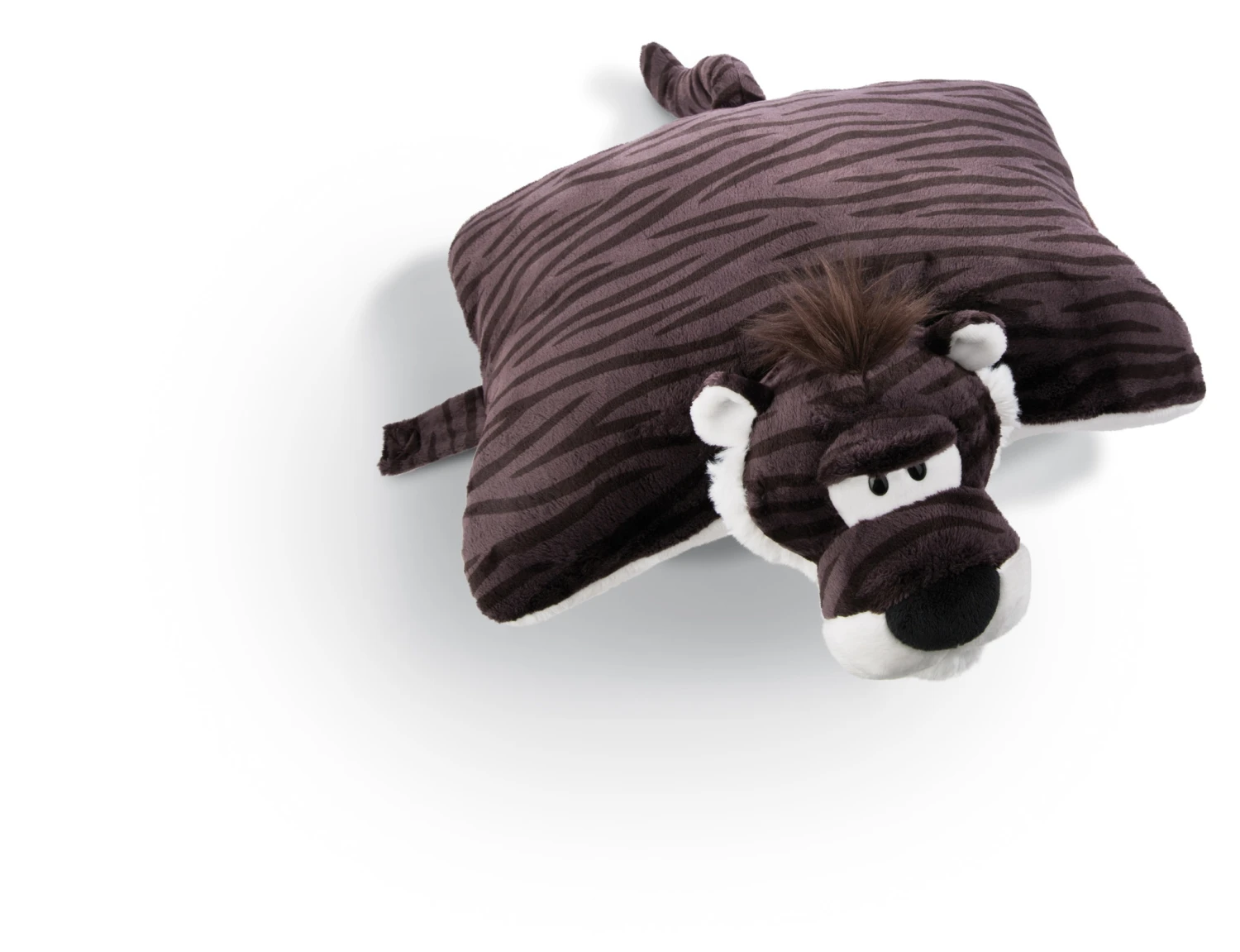 Nici 45320 Kuscheltier-Kissen 2-in-1 Säbelzahntiger Rodriguez 40x30cm Stone Age – Bild 3