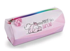 Nici 47641 Stiftemäppchen Schlamper Einhorn Pink Diamond "shine Bright" Bunt