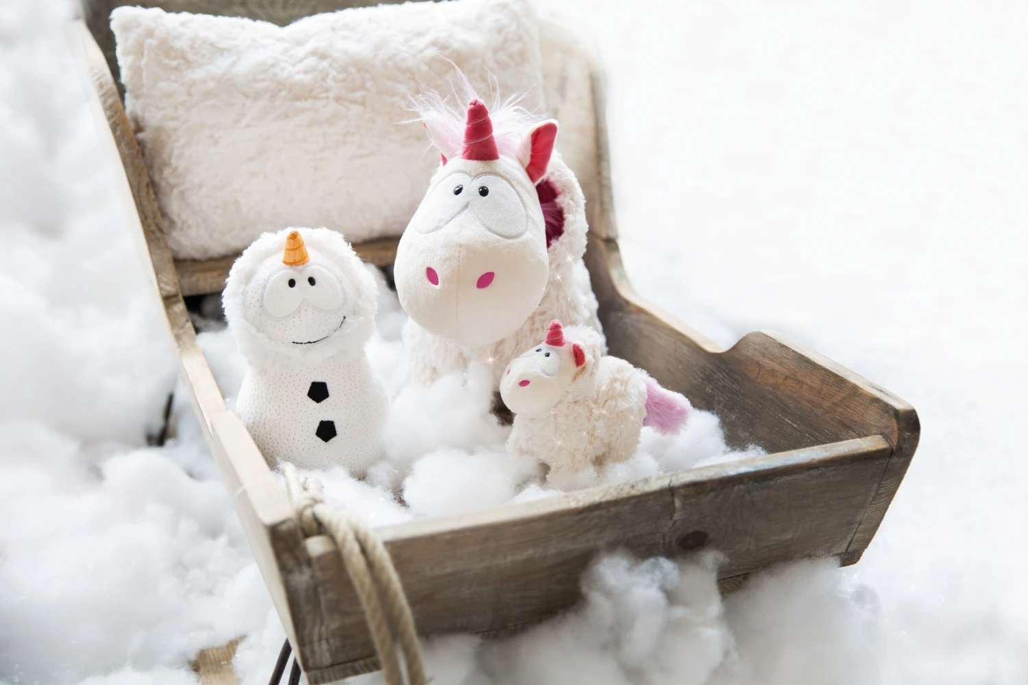 Nici 48162 Einhorn Theodor Im Schneeanzug Ca 13cm Plüsch Kuscheltier GREEN – Bild 4