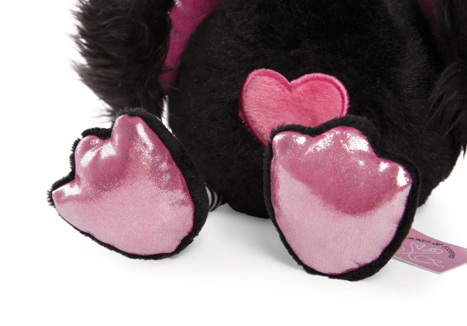 Nici 48271 Schwan Schwarz Ca 50cm Plüsch Kuscheltier Love Classics GREEN – Bild 2