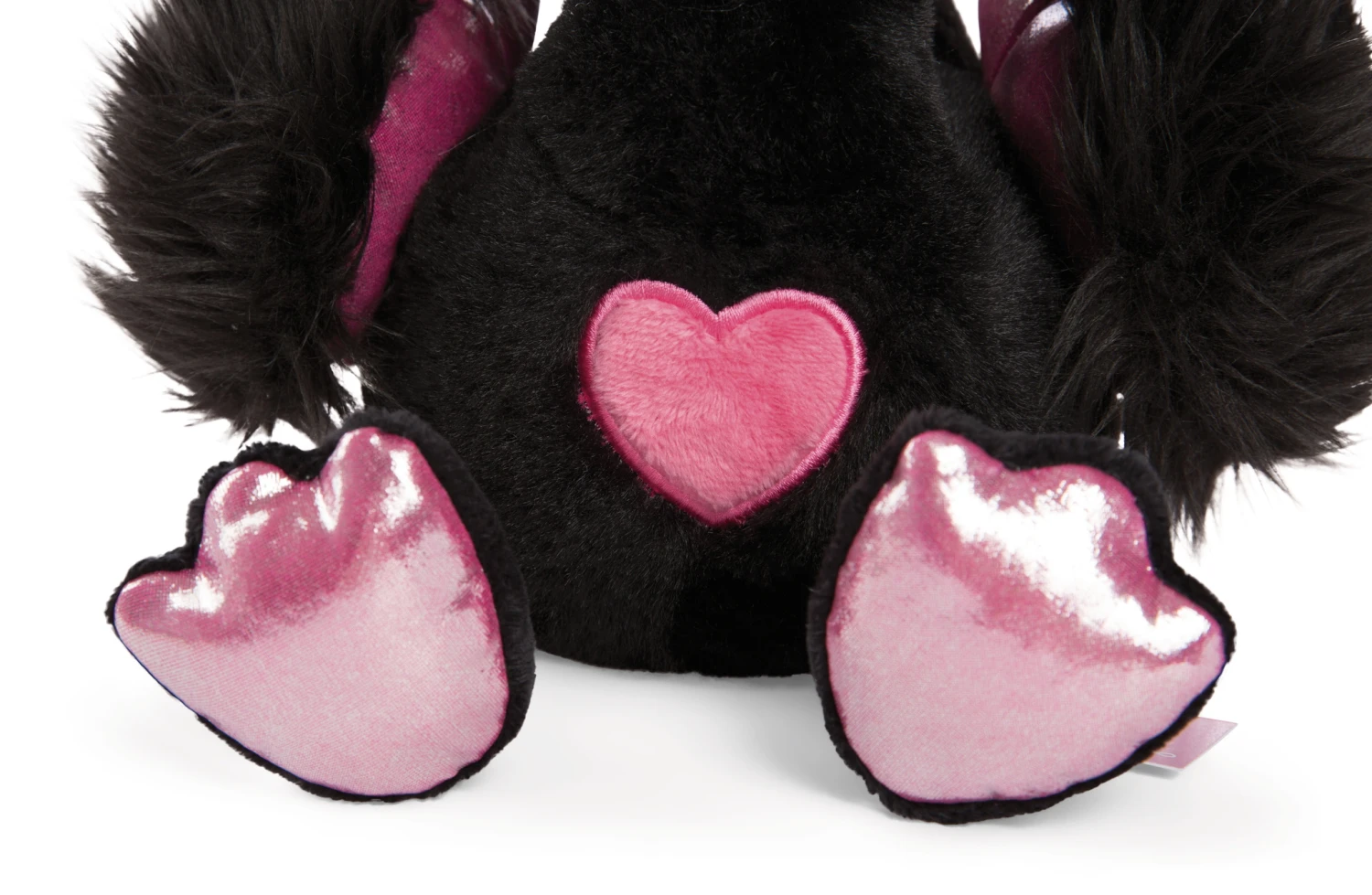 Nici 48269 Schwan Schwarz Ca 35cm Plüsch Kuscheltier Love Classics GREEN – Bild 3