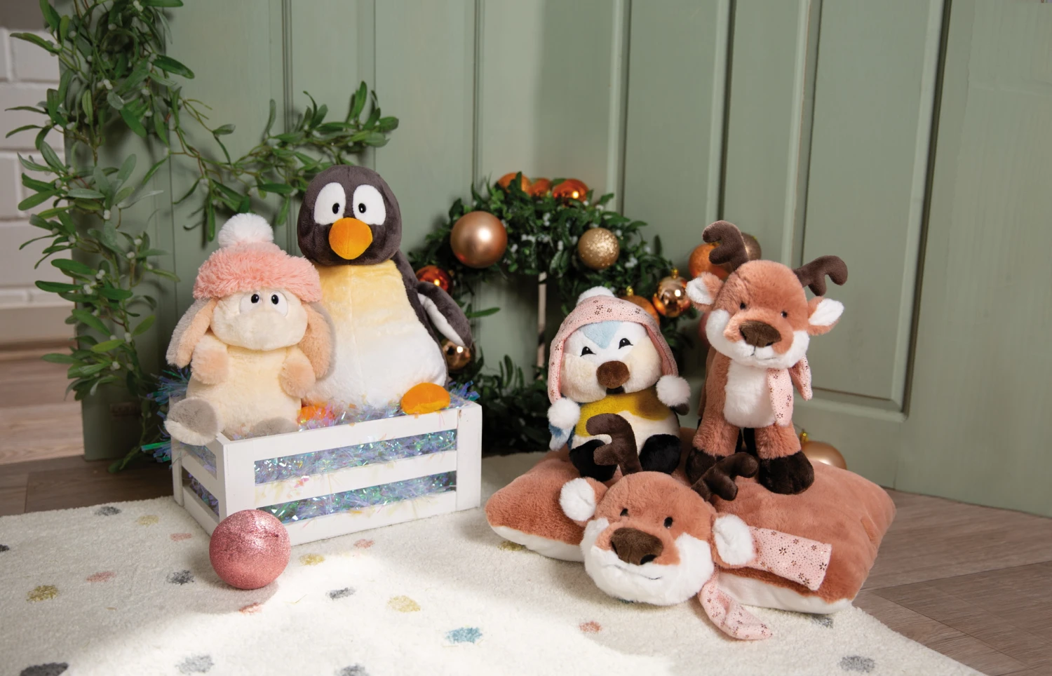 Nici 48321 Rentier Jonte 54cm Plüsch Schlenker Kuscheltier Winter Friends GREEN – Bild 2