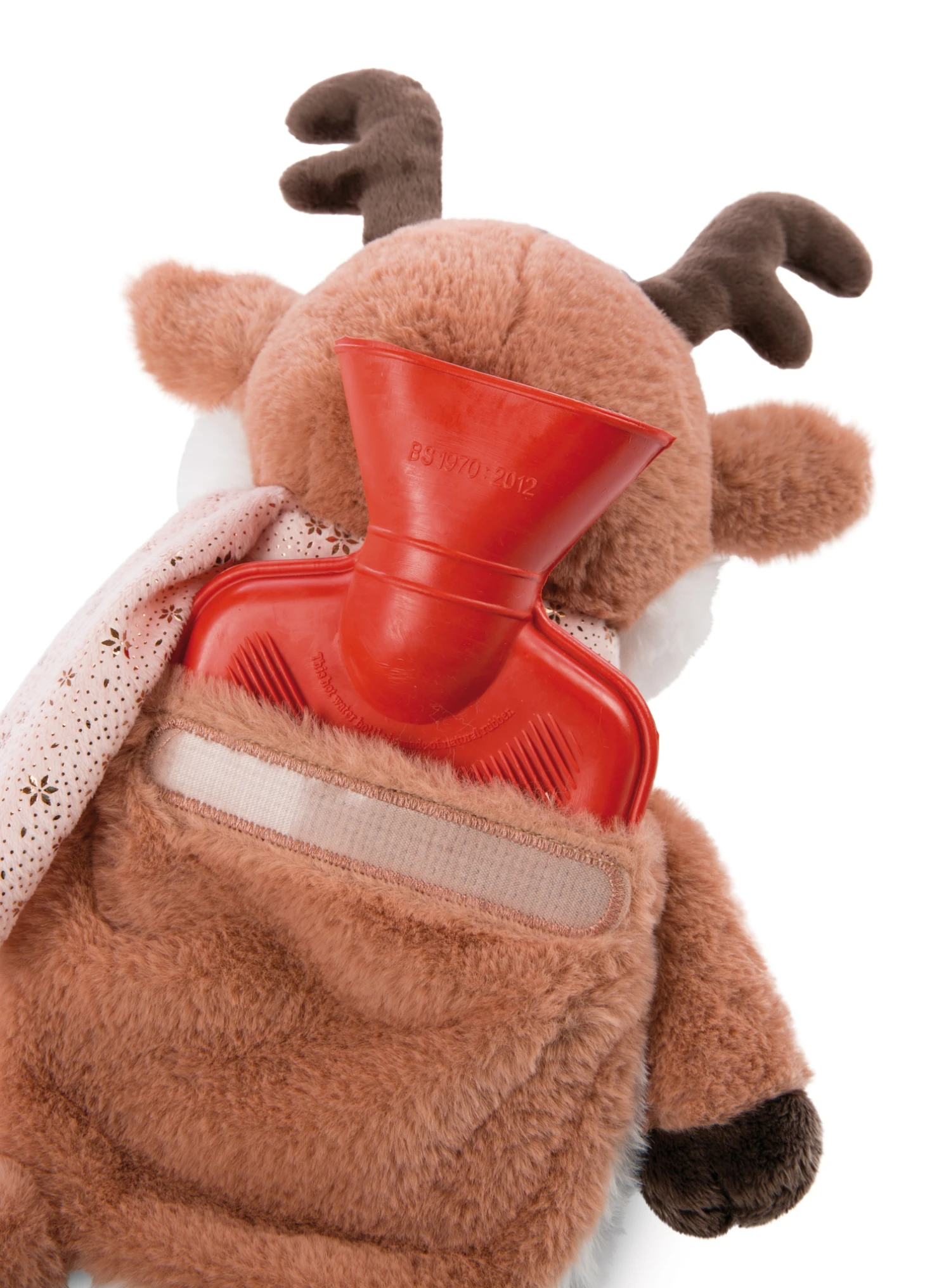 Nici 48336 Wärmflasche Figürlich Rentier Jonte 350ml Plüsch Winter Friends GREEN – Bild 2