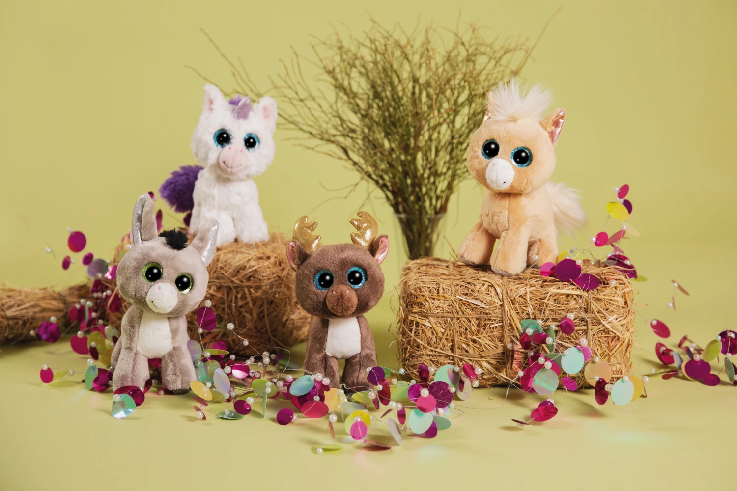 Nici 49287 Glubschis Lila Einhorn Lilaluna 17cm Stehend Plüsch Kuscheltier GREEN – Bild 5