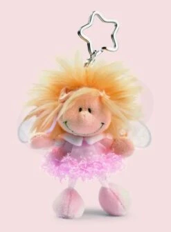 Nici 28393 Schlüsselanhänger Engel Emily Little Wingels 10cm Rosa Plüsch